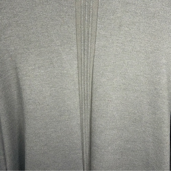 NWOT 0X Olive Green Lightweight Cardigan Sweater Long Sleeve Open Front Shrug - Picture 6 of 12